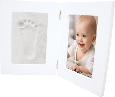 Happy Hands Double Frame set de mulaj pentru amprentele bebelușului