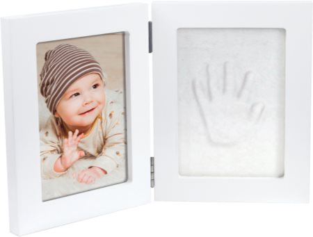 Happy Hands Double Frame Small set de mulaj pentru amprentele bebelușului