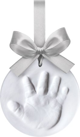 Happy Hands Ornament Kit set para la huella del bebé