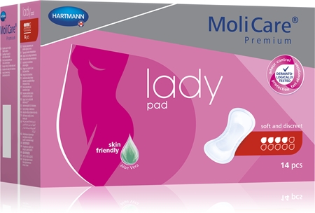 Hartmann MoliCare Lady pad 4 drops 782 ml Inkontinenzeinlagen
