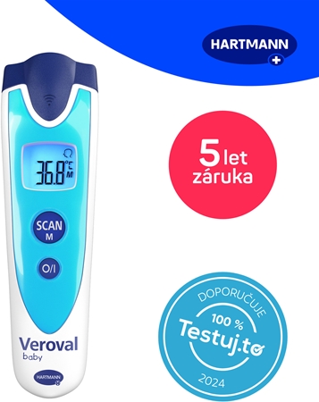 Hartmann Veroval Baby digitální bezdotekový teploměr