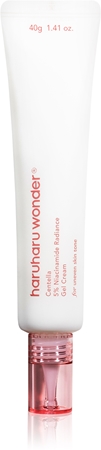 Haruharu Wonder Centella 5% Niacinamide Radiance Gel Cream lehký gelový krém pro sjednocení barevného tónu pleti