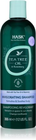 HASK Tea Tree Oil & Rosemary odświeżający szampon Do suchej i swędzącej skóry głowy