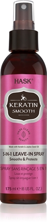 HASK Keratin Protein σπρέι χωρίς ξέβγαλμα για την αντιμετώπιση του  κρεπαρίσματος  μαλλιών