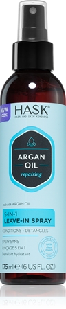 HASK Argan Oil σπρέι χωρίς ξέβγαλμα για κατεστραμμένα μαλλιά
