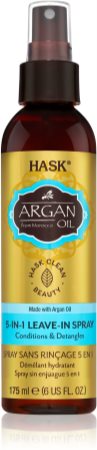 HASK Argan Oil σπρέι χωρίς ξέβγαλμα για κατεστραμμένα μαλλιά