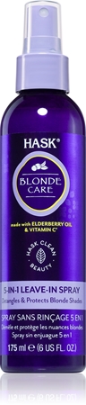 HASK Blonde Care 5-in-1 Leave-In Spray bezoplachový sprej pro blond vlasy