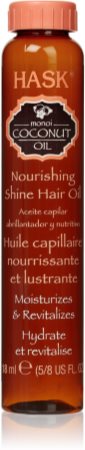 HASK Monoi Coconut Oil Beauty-Öl für glänzendes und geschmeidiges Haar