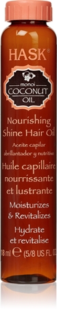 HASK Monoi Coconut Oil szépítő olaj a fénylő és selymes hajért