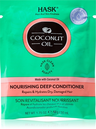 HASK Monoi Coconut Oil balsamo rivitalizzante per capelli brillanti e morbidi