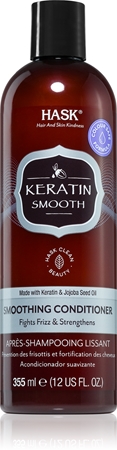 HASK Keratin Protein balsam cu efect de netezire pentru par degradat sau tratat chimic