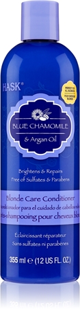 HASK Blue Chamomile & Argan Oil Toning Conditioner for Blonde Hair