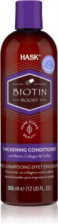 HASK Biotin Boost δυναμωτικό μαλακτικό για όγκο μαλλιών