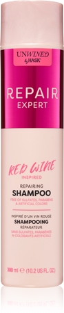 HASK Unwined Repair Expert shampoing régénérant pour cheveux abîmés