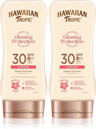 Hawaiian Tropic Glowing Protection Glowin Protection ensemble