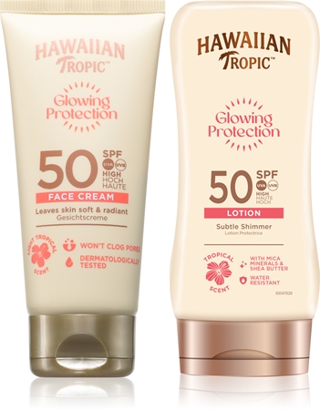 Hawaiian Tropic Glowing Protection Σετ