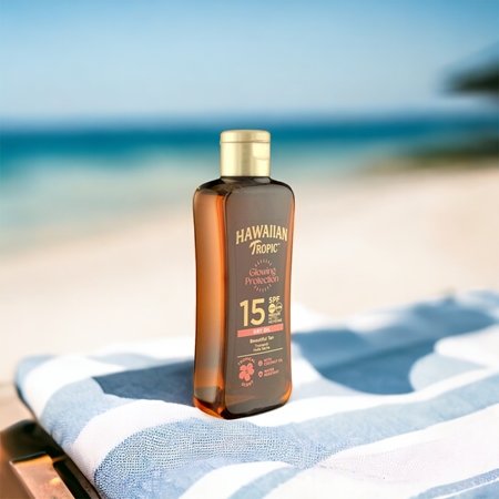 Hawaiian Tropic Protective Dry Oil Spray száraz olaj napozáshoz SPF 15