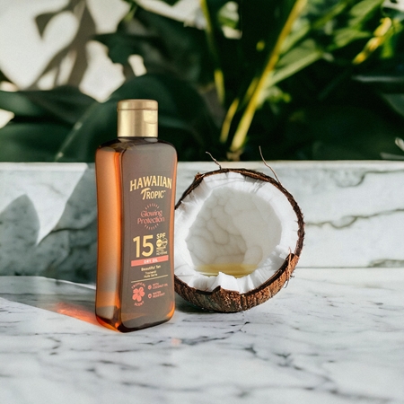 Hawaiian Tropic Protective Dry Oil Spray száraz olaj napozáshoz SPF 15