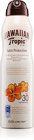 Hawaiian Tropic Satin Protection spray solaire SPF 30