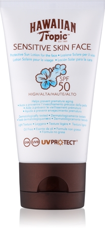 Hawaiian Tropic Sensitive Skin Face Sun Lotion for Face SPF 50