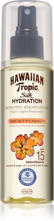 Hawaiian Tropic Silk Hydration huile solaire visage et corps SPF 15