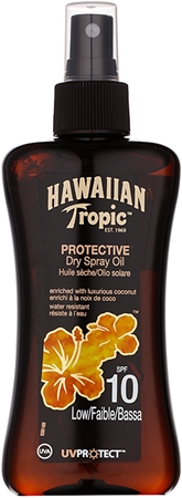 Hawaiian Tropic Protective Dry Oil Spray спрей для засмаги SPF 10