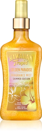 Hawaiian Tropic Perfumes Golden Paradise Shimmer Body Spray with glitter for women
