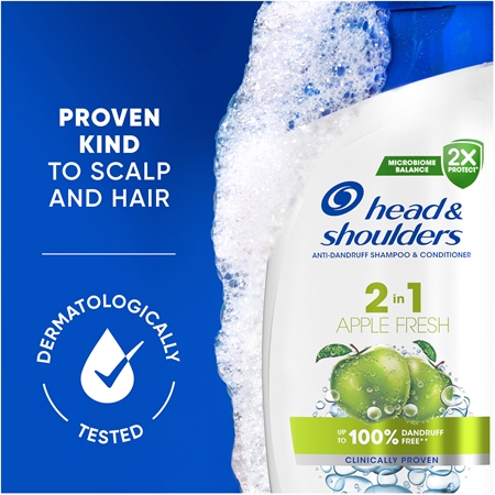 Head & Shoulders Apple Fresh Schampo mot mjäll 2-i-1
