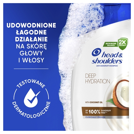Head & Shoulders Deep Hydration Coconut szampon przeciwłupieżowy