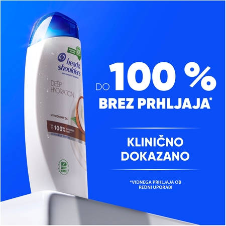 Head & Shoulders Deep Hydration Coconut šampon proti prhljaju