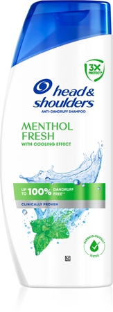 Head & Shoulders Menthol Fresh Anti-Dandruff Shampoo with cooling effect