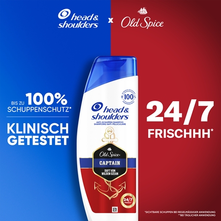 Head & Shoulders Old Spice Captain Shampoo gegen Schuppen