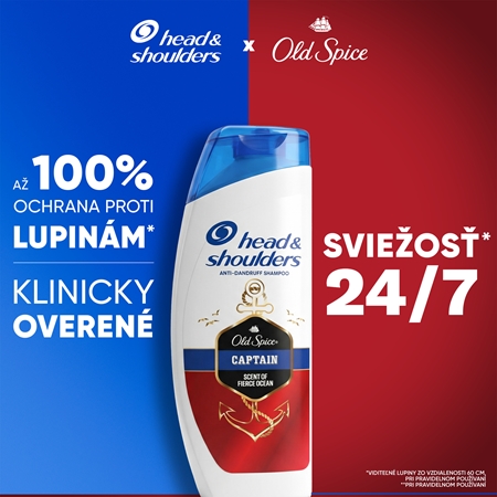Head & Shoulders Old Spice Captain šampón proti lupinám