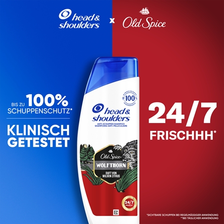 Head & Shoulders Old Spice Wolfthorn Shampoo gegen Schuppen