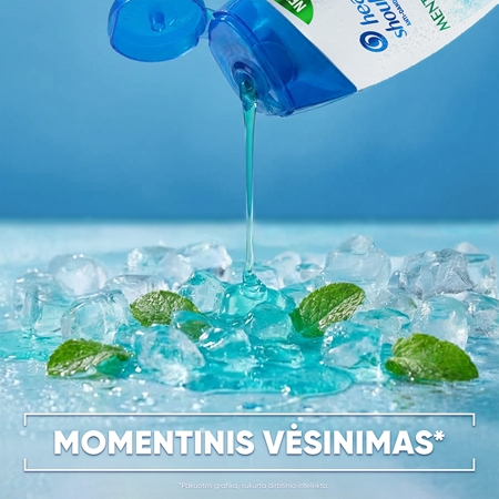 Head & Shoulders Menthol Fresh Extra Cooling šampūnas nuo pleiskanų vėsinamojo poveikio