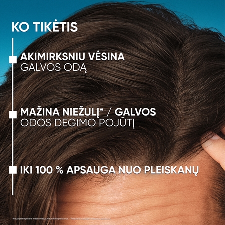 Head & Shoulders Menthol Fresh Extra Cooling šampūnas nuo pleiskanų vėsinamojo poveikio