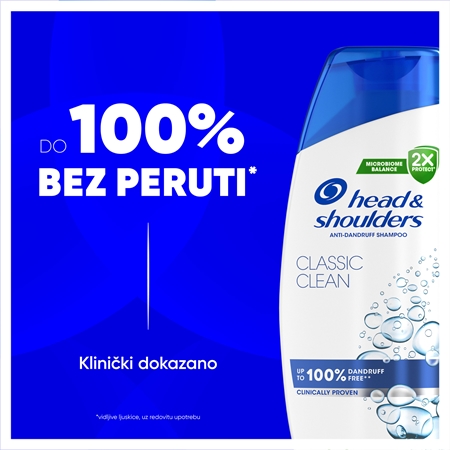 Head & Shoulders Classic Clean šampon protiv peruti