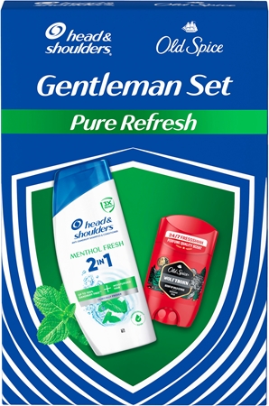 Head & Shoulders Gentleman Set Pure Refresh Gavesæt til krop og hår