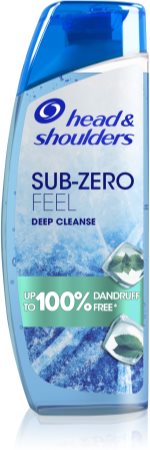 Head & Shoulders Deep Cleanse Sub Zero Feel ενυδατικό σαμπουάν κατά της πιτυρίδας