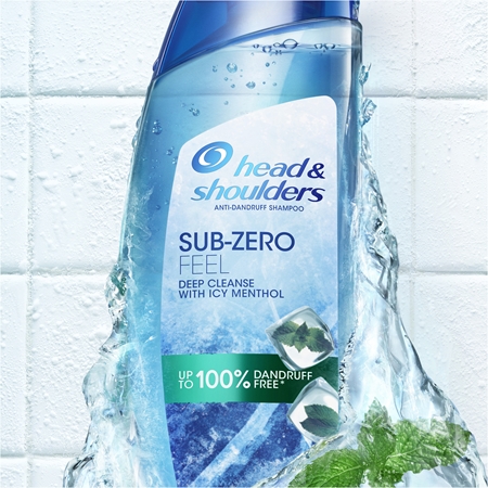 Head & Shoulders Deep Cleanse Sub Zero Feel ενυδατικό σαμπουάν κατά της πιτυρίδας