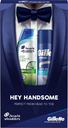 Head & Shoulders Deep Cleanse Bundle Pack dárková sada pro muže