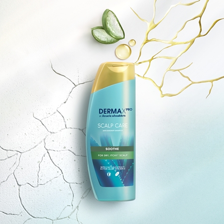 Head & Shoulders DermaXPro Soothe raminamasis šampūnas sausiems plaukams ir jautriai galvos odai nuo pleiskanų