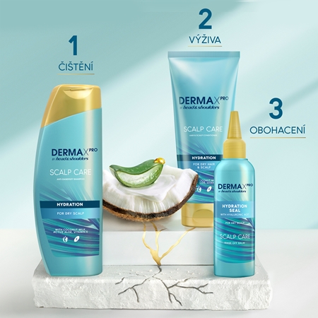 Head & Shoulders DermaXPro Hydration moisturising anti-dandruff shampoo for dry and sensitive scalp