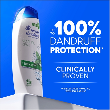 Head & Shoulders Anti-Schuppen Shampoo Menthol Fresh – 500 Ml, Für Normales Bis Fettiges Haar