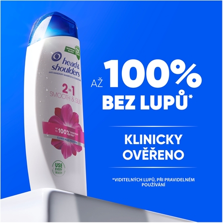 Head & Shoulders Smooth & Silky šampon proti lupům 2 v 1