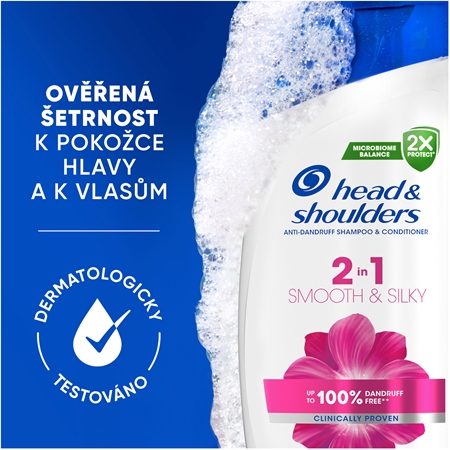 Head & Shoulders Smooth & Silky šampon proti lupům 2 v 1