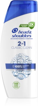 Head & Shoulders Classic Clean šampón proti lupinám 2 v 1