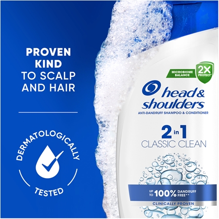 Head & Shoulders Classic Clean 2in1 champú anticaspa 2 en 1