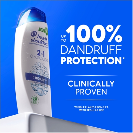 Head & Shoulders Classic Clean 2in1 champú anticaspa 2 en 1