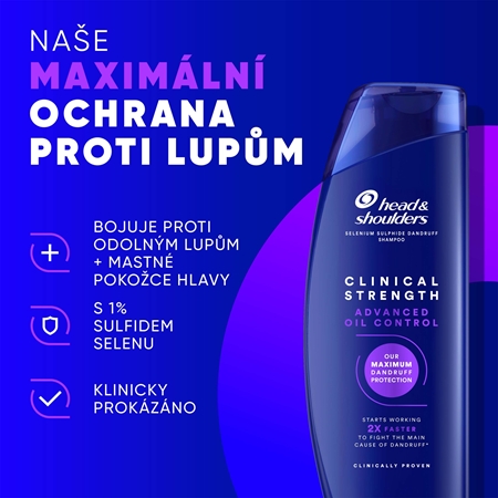 Head & Shoulders Advanced Oil Control šampon proti lupům